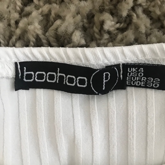 Off Shoulder Ribbed Bodysuit - Picture 2 of 4